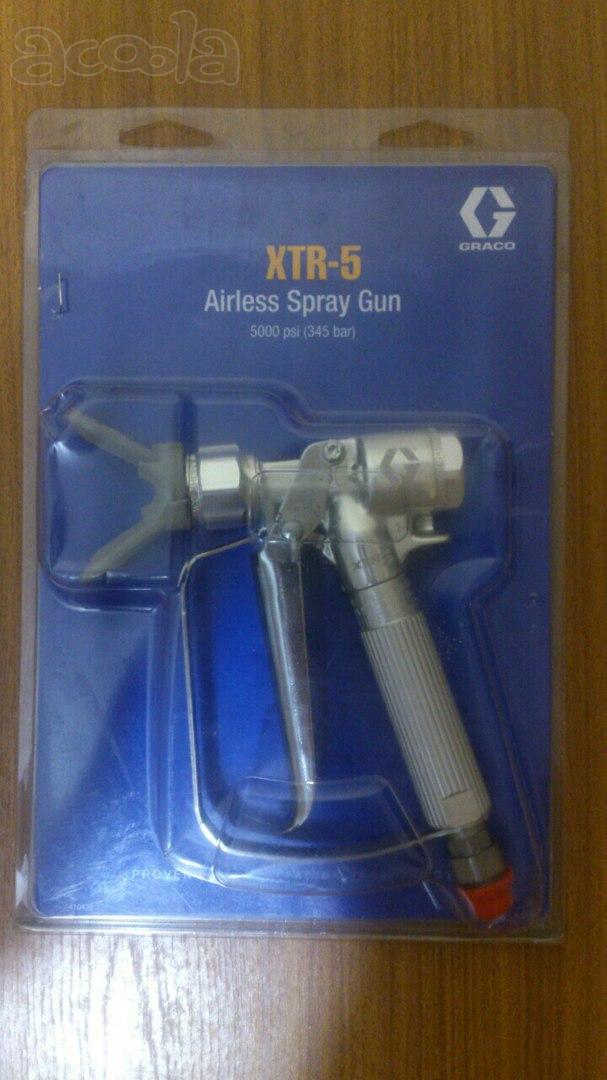 Безвоздушный распылительный пистолет для нанесения защитных покрытий! Graco XTR-5 Airless Spray Gun 5000 psi (345 bar)