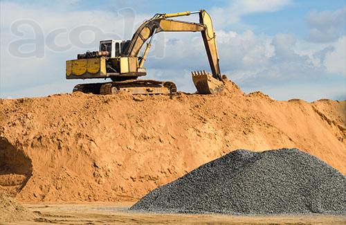 Песок крупный для бетонных работ