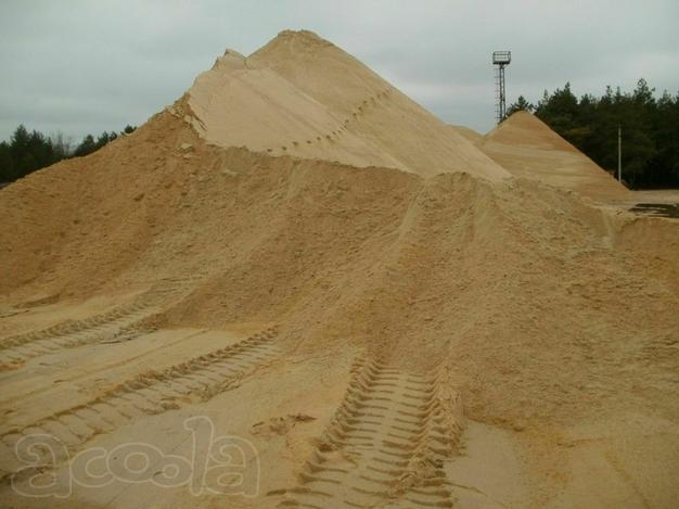 Песок с доставкой (намывной, сеянный, строительный)